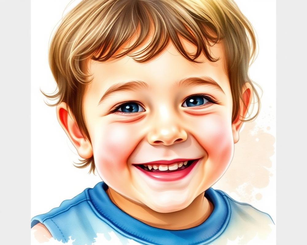 Watercolor portrait